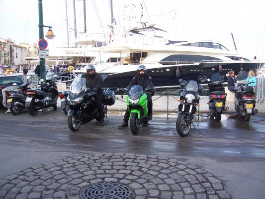 Mit meinen Söhnen und einer GTR 1400 in St. Tropez
