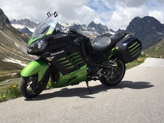 GTR 1400 in den Alpen
